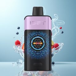 Schweiz Großhandel IGET ONE 12000 Züge Beerenmischung Eis PCTG+ALU+PC 2700mAh Dual Mesh Coil Großes Farbdisplay