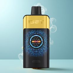 Schweiz Großhandel IGET ONE 12000 Züge Einweg Vape Kiwi Ananas 2700 mAh Dual Mesh Coil Großes Farbdisplay