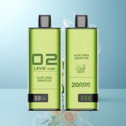Schweiz Großhandel LAVIE Cube 20000 Züge Aloe Vera Traube Eis 28ML 5% Typ C 600mAh