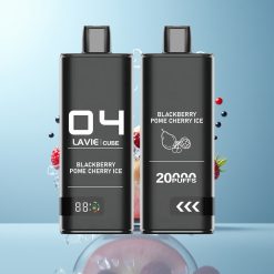 Schweiz Großhandel LAVIE Cube 20000 Züge Brombeere Granatapfel-Kirsche-Eis 28ML 600mAh Typ C