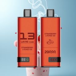 Schweiz Großhandel LAVIE Cube 20000 Züge Erdbeer Litschi Eis 28ML 600mAh Typ C