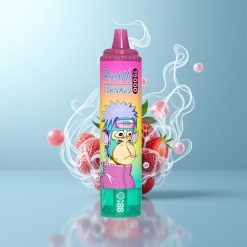 Schweiz Großhandel RandM Fumot Tornado 15000 Puffs Erdbeer-Eis LCD Mesh Coil Typ-C