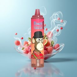 Schweiz Großhandel RandM Fumot Tornado 15000 Züge Rote Energie Eis LCD Typ-C Mesh 25ml 850mAh