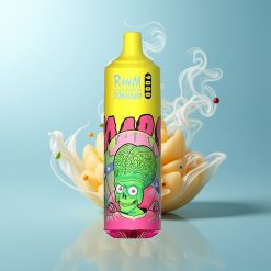 Schweiz Großhandel RandM Fumot Tornado 9000 Puffs Dreifach Mango 850 mAh Wiederaufladbar 18 mL Mesh Coil RGB Display