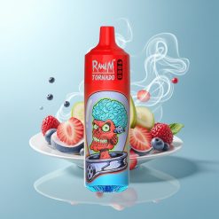 Schweiz Großhandel RandM Fumot Tornado 9000 Puffs Mischbeeren 850 mAh Aufladbar 18 mL Mesh Coil RGB Display