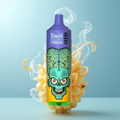 Schweiz Großhandel RandM Fumot Tornado 9000 Züge Mango Mesh RGB Display 850mAh 18mL Wiederaufladbar