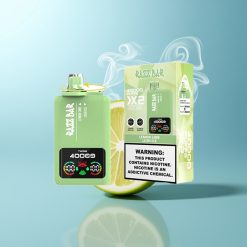 Schweiz Großhandel Razz Bar 40000 Puffs Zitrone Limette - Lush Eis Power Screen Display 1.0Ohm 2 Mesh Coil 650 Mah Typ-C Port 2% 5% Nikotingehalt