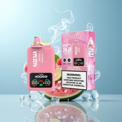 Schweiz Großhandel Razz Bar 40000 Züge Mischbeeren - Wassermelone Eis Power Screen Display 1.0Ohm 2 Mesh Coil 650 Mah Type-C Port 2% 5% Nikotin